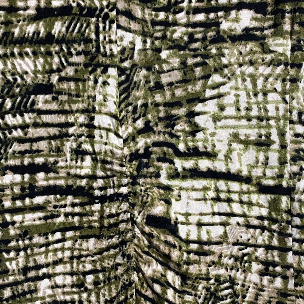 Harve Benard Olive Patterned Midi Dress - Picture 8 of 10